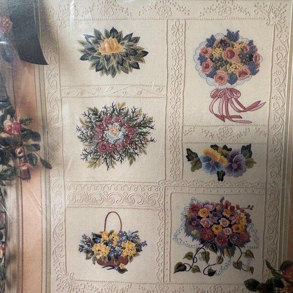 Candamar Designs Victorian Nosegay Picture Candlewicking Embroidery Kit 80221 - Picture 5 of 5